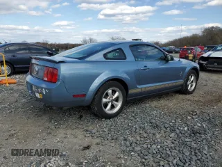 2007 Ford Mustang Deluxe with VIN 1ZVFT80N075264020, listed as a Copart auction lot 50575815 with 99,728 mi miles and Salvage Title. Bid and sale history available at carsss.com. Image 3.