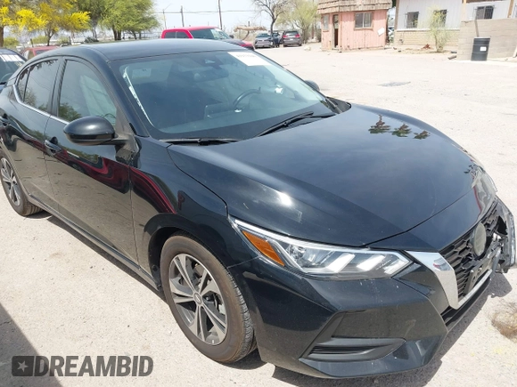 2023 Nissan Sentra SV with VIN 3N1AB8CV0PY232136, listed as a IAAI auction lot 41933940 with 40,422 mi miles and . Bid and sale history available at DreamBid. Image 1.