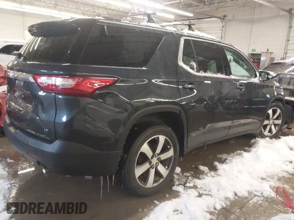 2019 Chevrolet Traverse LT Leather with VIN 1GNEVHKWXKJ189106, listed as a IAAI auction lot 41587083 with 1 mi miles. Bid and sale history available at carsss.com. Image 4.