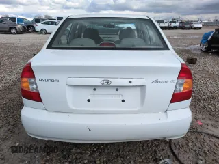2002 Hyundai Accent GL with VIN KMHCG45C82U358523, listed as a Copart auction lot 48247575 with 164,869 mi miles and Salvage Title. Bid and sale history available at carsss.com. Image 6.