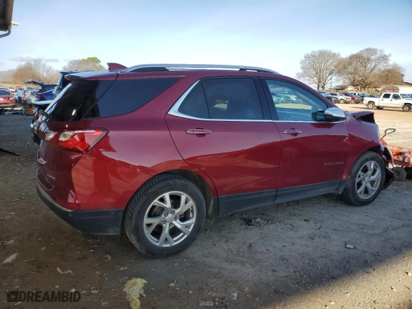 2020 Chevrolet Equinox Premier with VIN 3GNAXNEV8LS640687, listed as a Copart auction lot 45523835 with 150,863 mi miles and Salvage Title. Bid and sale history available at carsss.com. Image 3.
