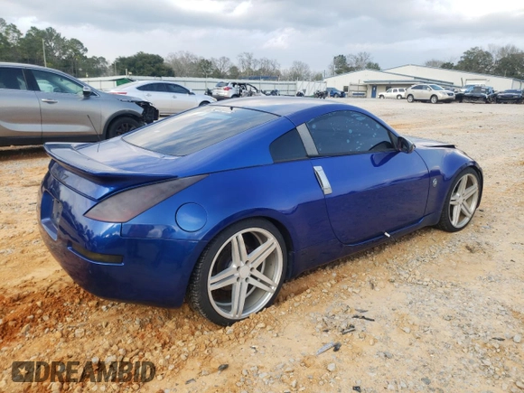2006 Nissan 350Z Touring with VIN JN1AZ34E96M354704, listed as a Copart auction lot 47194005 with 189,714 mi miles and Salvage Title. Bid and sale history available at carsss.com. Image 3.