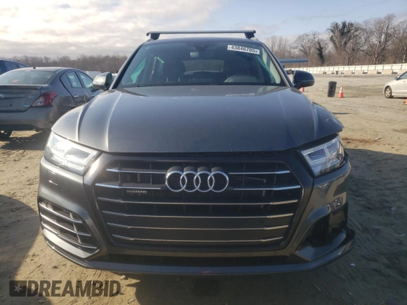 2020 Audi Q5 Premium Plus z VIN WA1E2AFY1L2049195, wystawiony jako Copart lot #43846705 z przebiegiem 45 488 mil mil oraz Szkoda całkowita • Salvage title. Historia ofert i sprzedaży dostępna na DreamBid. Obrazek 5.