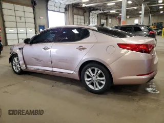2013 Kia Optima EX with VIN 5XXGN4A72DG184011, listed as a Copart auction lot 54006235 with 0 mi miles and Salvage Title. Bid and sale history available at carsss.com. Image 2.