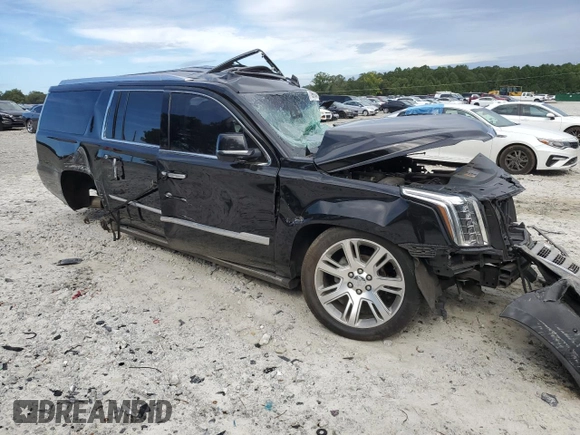2019 Cadillac Escalade ESV Premium Luxury z VIN 1GYS3JKJ9KR320583, wystawiony jako Copart lot #71666784 z przebiegiem Nie podano mil oraz Szkoda całkowita • Salvage title. Historia ofert i sprzedaży dostępna na DreamBid. Obrazek 4.