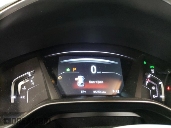 2018 Honda CR-V EX with VIN 5J6RW2H51JL002383, listed as a Copart auction lot 49270845 with 43,996 mi miles and Salvage Title. Bid and sale history available at DreamBid. Image 9.