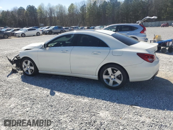 2016 Mercedes-Benz CLA 250 with VIN WDDSJ4GB1GN363642, listed as a Copart auction lot 50514635 with 52,638 mi miles and Salvage Title. Bid and sale history available at DreamBid. Image 2.