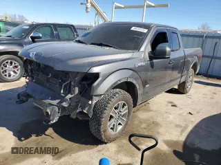 2015 Ford F-150 XLT with VIN 1FTEX1EP3FKD57294, listed as a Copart auction lot 46693135 with 127,359 mi miles and Salvage Title. Bid and sale history available at carsss.com. Image 1.