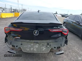 2021 Acura TLX w/A-Spec Package with VIN 19UUB5F57MA006424, listed as a IAAI auction lot 41558729 with 1 mi miles. Bid and sale history available at carsss.com. Image 16.
