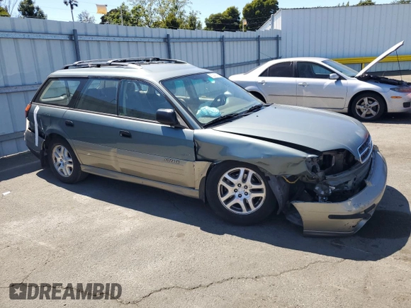2002 Subaru Legacy Outback with VIN 4S3BH665427633764, listed as a Copart auction lot 57443145 with 210,616 mi miles and Salvage title. Bid and sale history available at DreamBid. Image 4.