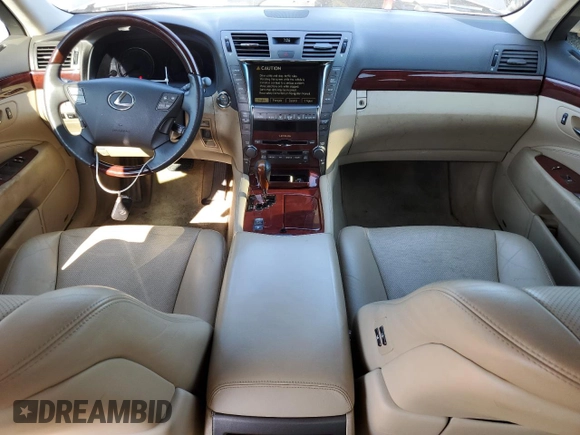 2007 Lexus LS 460 with VIN JTHBL46F775038825, listed as a Copart auction lot 64790895 with 210,011 mi miles and Clean title. Bid and sale history available at DreamBid. Image 8.