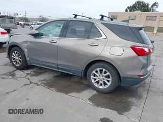 2018 Chevrolet Equinox LT with VIN 3GNAXJEV8JS567150, listed as a IAAI auction lot 41735853 with 156,078 mi miles and . Bid and sale history available at carsss.com. Image 3.