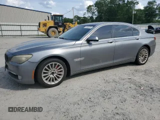 2009 BMW 7 Series 750Li with VIN WBAKB83589CY58639, listed as a Copart auction lot 54968705 with 211,516 mi miles and Clean Title. Bid and sale history available at DreamBid. Image 2.