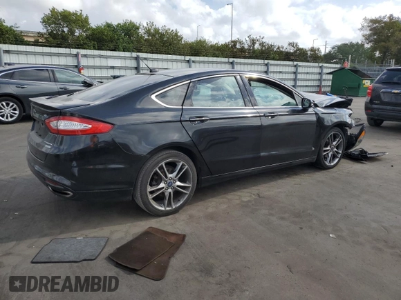 2014 Ford Fusion Titanium with VIN 3FA6P0K90ER190672, listed as a Copart auction lot 50535565 with 139,077 mi miles and Salvage Title. Bid and sale history available at DreamBid. Image 3.