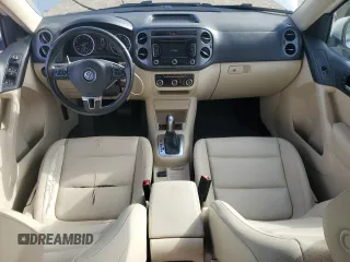 2012 Volkswagen Tiguan SE with VIN WVGAV7AX6CW555896, listed as a Copart auction lot 46454225 with 150,633 mi miles and Salvage Title. Bid and sale history available at DreamBid. Image 8.