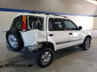2001 Honda CR-V LX with VIN JHLRD284X1S014401, listed as a Copart auction lot 76837334 with 195,358 mi miles and Salvage Title. Bid and sale history available at carsss.com. Image 3.