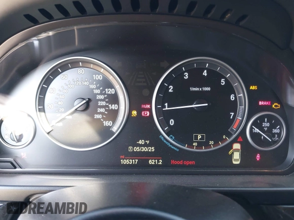 2015 BMW 5 Series 528i with VIN WBA5A5C51FD516003, listed as a IAAI auction lot 42386713 with 105,317 mi miles and . Bid and sale history available at DreamBid. Image 7.