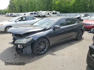 2015 Acura TLX V6 z VIN 19UUB2F38FA017772, wystawiony jako Copart lot #56461695 z przebiegiem Nie podano mil oraz Szkoda całkowita • Salvage title. Historia ofert i sprzedaży dostępna na DreamBid. Obrazek 1.