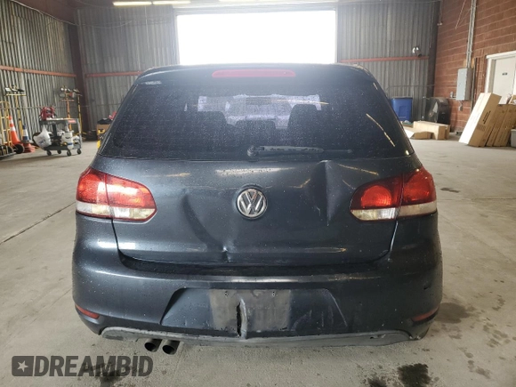 2012 Volkswagen Golf with VIN WVWDB7AJ1CW215917, listed as a Copart auction lot 49116565 with 161,084 mi miles and Salvage title. Bid and sale history available at DreamBid. Image 6.