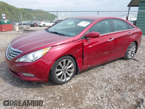 2013 Hyundai Sonata Limited with VIN 5NPEC4AC7DH799135, listed as a IAAI auction lot 42134001 with 142,212 mi miles and . Bid and sale history available at carsss.com. Image 2.