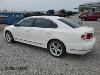 2014 Volkswagen Passat TDI SEL Premium with VIN 1VWCN7A30EC074358, listed as a Copart auction lot 51810105 with 120,430 mi miles and Salvage Title. Bid and sale history available at carsss.com. Image 2.