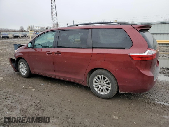2016 Toyota Sienna XLE with VIN 5TDYK3DC8GS704389, listed as a Copart auction lot 48243405 with 92,755 mi miles and Clean Title. Bid and sale history available at carsss.com. Image 2.