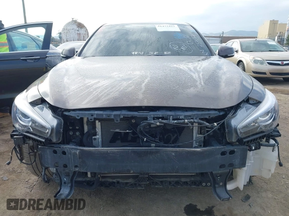 2017 Infiniti Q50 Premium with VIN JN1EV7AP3HM737017, listed as a IAAI auction lot 41473423 with 75,902 mi miles and . Bid and sale history available at DreamBid. Image 6.
