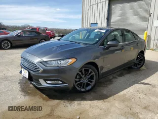 2018 Ford Fusion Hybrid SE with VIN 3FA6P0LUXJR169776, listed as a Copart auction lot 49690755 with 143,142 mi miles and Salvage Title. Bid and sale history available at carsss.com. Image 1.