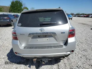 2008 Toyota Highlander Hybrid Limited with VIN JTEEW44AX82013252, listed as a Copart auction lot 52811935 with 200,042 mi miles and Salvage Title. Bid and sale history available at carsss.com. Image 6.
