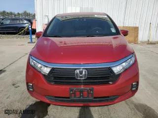 2021 Honda Odyssey EX with VIN 5FNRL6H52MB045045, listed as a Copart auction lot 48832975 with 74,689 mi miles and Salvage Title. Bid and sale history available at carsss.com. Image 5.