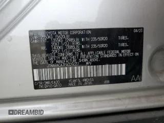 2023 Toyota bZ4X XLE z VIN JTMABACA7PA025037, wystawiony jako Copart lot #47398195 z przebiegiem 11 437 mil mil oraz Szkody całkowita. Historia ofert i sprzedaży dostępna na DreamBid. Obrazek 13.