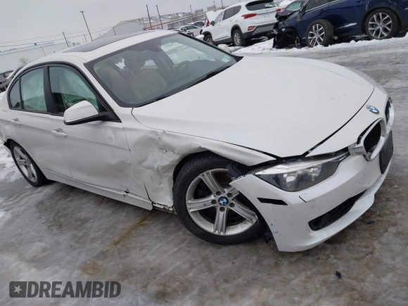 2015 BMW 3 Series 328i xDrive with VIN WBA3B5G52FNS19816, listed as a IAAI auction lot 41494526 with 67,550 mi miles. Bid and sale history available at carsss.com. Image 1.