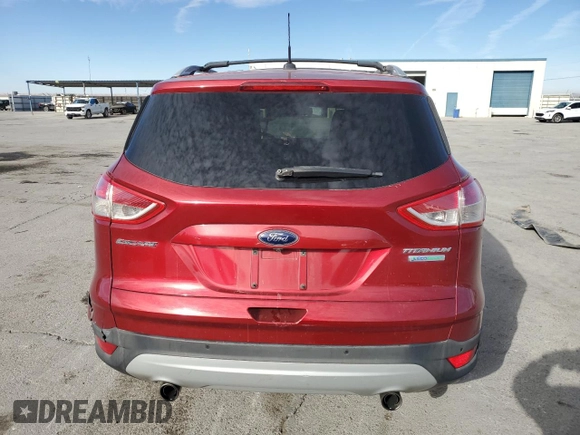 2013 Ford Escape Titanium with VIN 1FMCU0J94DUA93954, listed as a Copart auction lot 46627755 with 112,753 mi miles and Salvage Title. Bid and sale history available at carsss.com. Image 6.