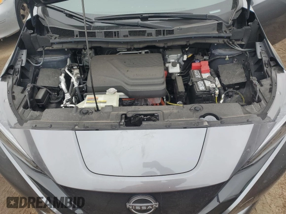 2023 Nissan LEAF SV Plus with VIN 1N4CZ1CV9PC557276, listed as a Copart auction lot 43772075 with 10,533 mi miles and Salvage Title. Bid and sale history available at DreamBid. Image 11.