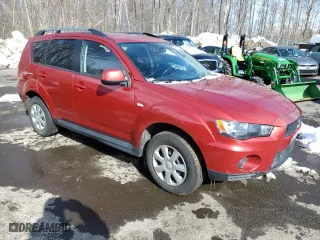 2012 Mitsubishi Outlander ES with VIN JA4AS2AW8CU030223, listed as a Copart auction lot 45006305 with 179,408 mi miles and Salvage Title. Bid and sale history available at carsss.com. Image 4.