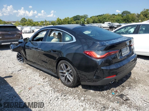 2023 BMW 4 Series 430i z VIN WBA63AV02PFN97608, wystawiony jako Copart lot #69227414 z przebiegiem Nie podano mil oraz Szkoda całkowita • Salvage title. Historia ofert i sprzedaży dostępna na DreamBid. Obrazek 2.