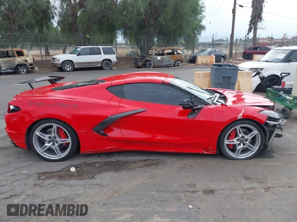 2020 Chevrolet Corvette 2LT with VIN 1G1Y72D43L5106837, listed as a IAAI auction lot 41458024 with 7,226 mi miles and . Bid and sale history available at DreamBid. Image 13.