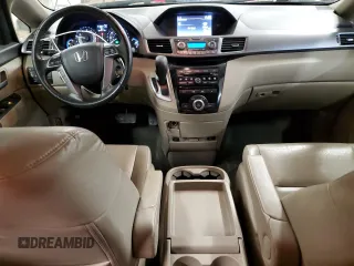 2013 Honda Odyssey EX-L with VIN 5FNRL5H60DB047072, listed as a Copart auction lot 45495415 with 161,028 mi miles and Salvage Title. Bid and sale history available at DreamBid. Image 8.