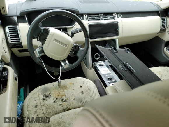 2020 Land Rover Range Rover z VIN SALGS5SEXLA591508, wystawiony jako Copart lot #74611554 z przebiegiem Nie podano mil oraz Nie do naprawy • Non repairable. Historia ofert i sprzedaży dostępna na DreamBid. Obrazek 8.