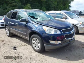 2012 Chevrolet Traverse LS with VIN 1GNKRFED2CJ210988, listed as a IAAI auction lot 40185507 with 134,113 mi miles and . Bid and sale history available at DreamBid. Image 1.