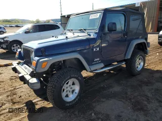 2003 Jeep Wrangler X z VIN 1J4FA39S43P338732, wystawiony jako Copart lot #56315495 z przebiegiem 135 480 mil mil oraz Szkoda całkowita • Salvage title. Historia ofert i sprzedaży dostępna na DreamBid. Obrazek 1.