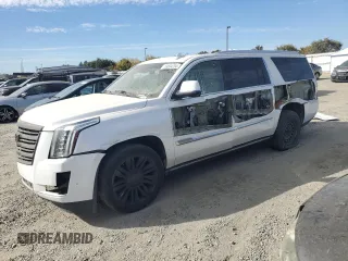 2018 Cadillac Escalade ESV Platinum z VIN 1GYS4KKJ0JR356583, wystawiony jako Copart lot #78004204 z przebiegiem 22 820 mil mil oraz Szkody całkowita. Historia ofert i sprzedaży dostępna na DreamBid. Obrazek 1.