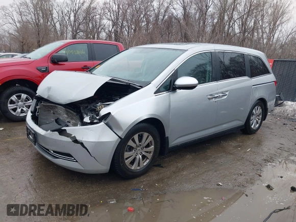 2015 Honda Odyssey EX-L with VIN 5FNRL5H63FB049952, listed as a IAAI auction lot 41467506 with 84,173 mi miles and . Bid and sale history available at carsss.com. Image 17.