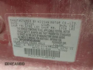 2016 Nissan Versa S z VIN 3N1CN7AP4GL804482, wystawiony jako IAAI lot #42145411 z przebiegiem 140 780 mil mil oraz . Historia ofert i sprzedaży dostępna na DreamBid. Obrazek 9.