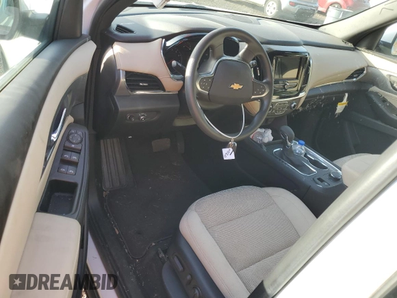 2023 Chevrolet Traverse LS with VIN 1GNEVLKW1PJ224447, listed as a Copart auction lot 77578034 with 0 mi miles and Salvage Title. Bid and sale history available at carsss.com. Image 8.