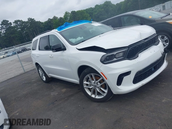 2024 Dodge Durango GT Plus with VIN 1C4RDHDG0RC136092, listed as a IAAI auction lot 42271658 with 31,022 mi miles and . Bid and sale history available at DreamBid. Image 1.