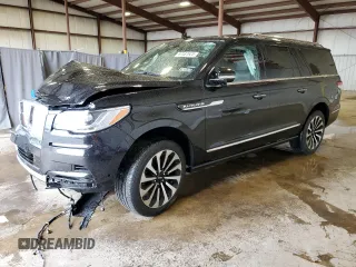 2024 Lincoln Navigator Reserve z VIN 5LMJJ3LG8REL11292, wystawiony jako Copart lot #57487925 z przebiegiem 29 200 mil mil oraz Szkoda całkowita • Salvage title. Historia ofert i sprzedaży dostępna na DreamBid. Obrazek 1.