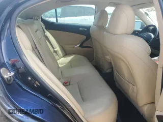 2008 Lexus IS with VIN JTHBK262885082029, listed as a Copart auction lot 53275535 with 237,252 mi miles and Salvage Title. Bid and sale history available at carsss.com. Image 10.