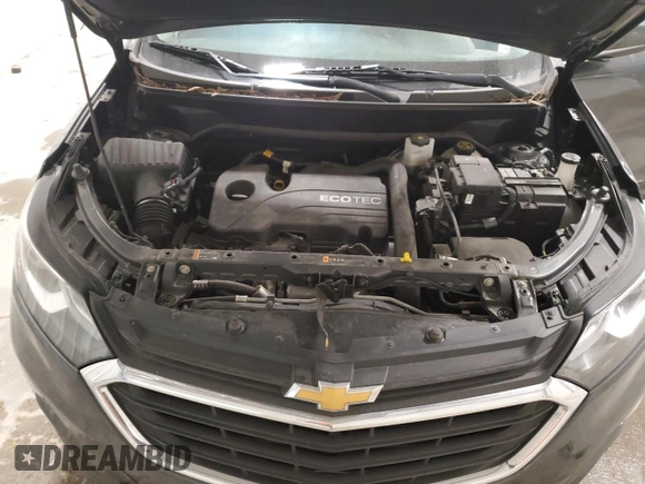 2020 Chevrolet Equinox LT with VIN 3GNAXUEV7LL257652, listed as a Copart auction lot 52985845 with 59,548 mi miles and Salvage Title. Bid and sale history available at DreamBid. Image 12.
