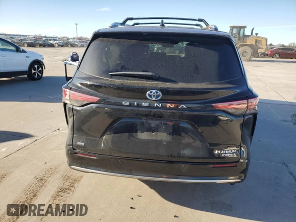 2022 Toyota Sienna Platinum z VIN 5TDESKFCXNS046761, wystawiony jako Copart lot #87531035 z przebiegiem 42 992 mil mil oraz Szkoda całkowita • Salvage title. Historia ofert i sprzedaży dostępna na DreamBid. Obrazek 6.